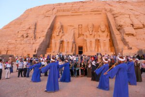 Traditional Egyptian performance during a Nile cruise