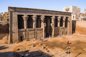 The Sacred Lake and Mammisi inside Dendera Temple complex